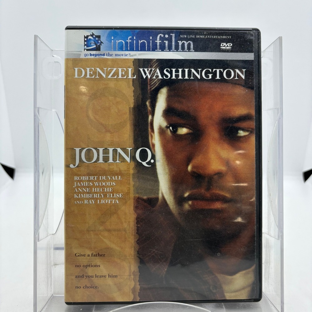 John Q DVD Denzel Washington Robert Duvall New Line Home Ent Infinifilm